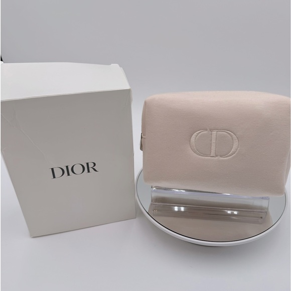 Dior Handbags - Dior - NIB cosmetic / beauty bag - cream colored
